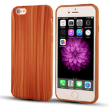 Silicone Wood Case For iPhone Models